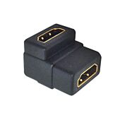 Right Angled Female to Female HDMI coupler joiner. 90 degree